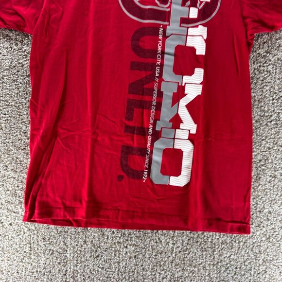 Vintage ECKO UNLTD Shirt Mens Large Red Short Sleeve Cotton Casual Y2K Adult - Picture 6 of 12